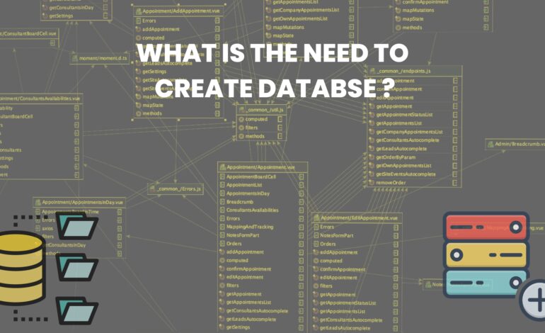 need to create database