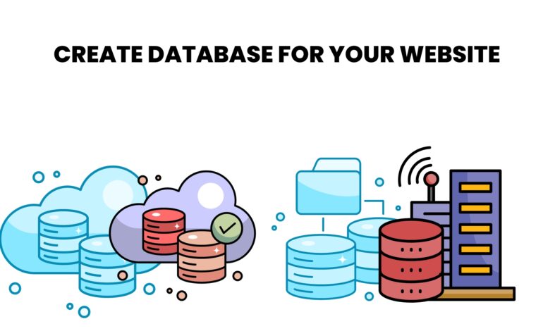 Create databases for website
